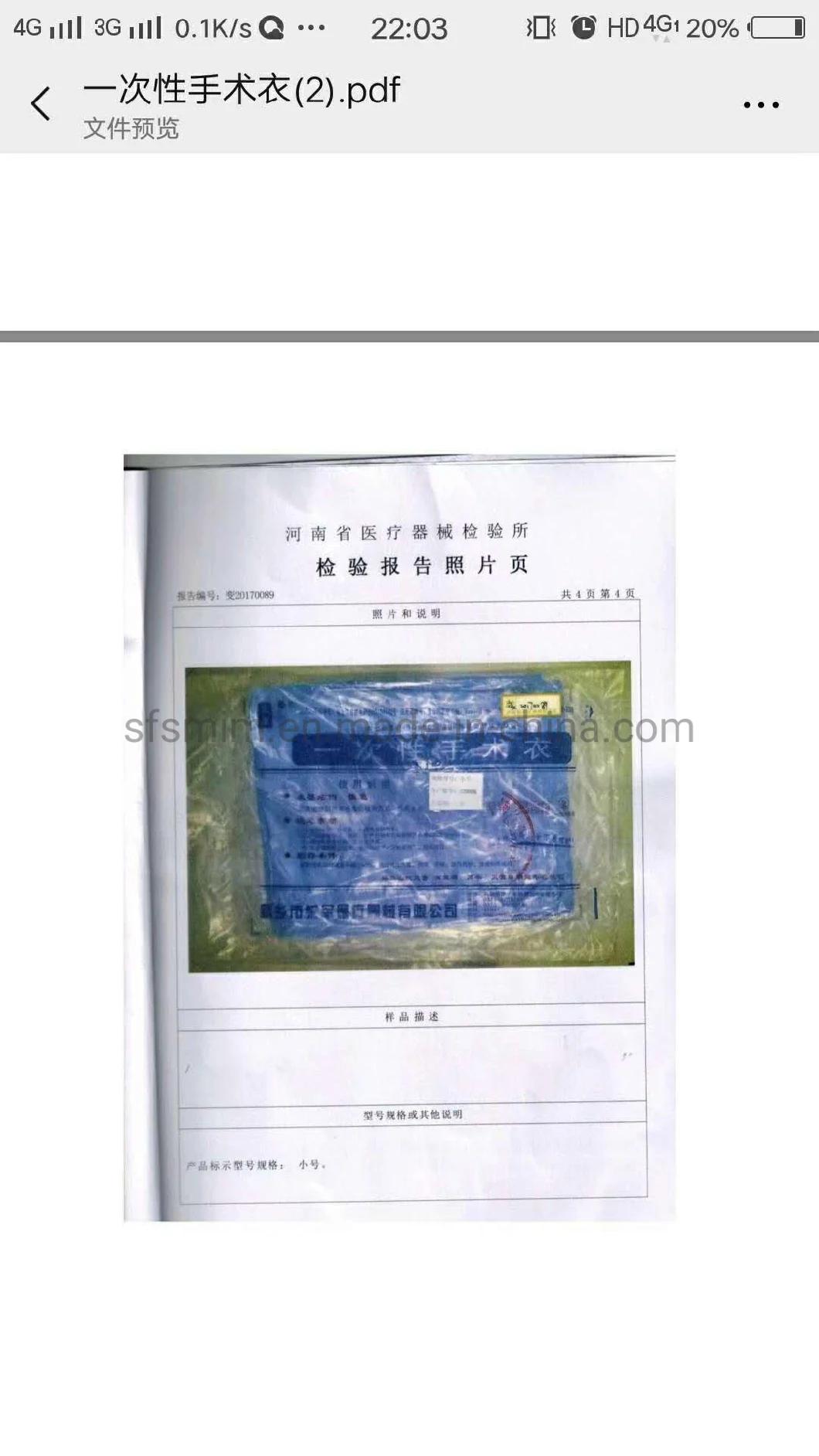 10PCS Protective Disposable Hospital Factory Isolation Gown Clothing Suit Strik