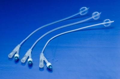 Urinary Nelaton Silicone Foley Catheter