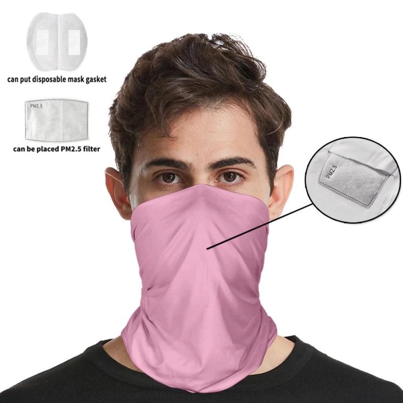 Face Scarf Cover Mask Dust Wind UV Sun Protection Seamless Neck Gaiter Headwear for Women Men