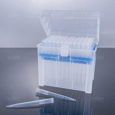 T-1250-R 1250UL PP Rack for Pipettor, DNA/Rna Free Disposable Customized Pipette Tips for DNA Extraction