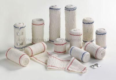 Blue or Red Line Medical Elastic Spandex Crepe Bandage 5cm*4.5m