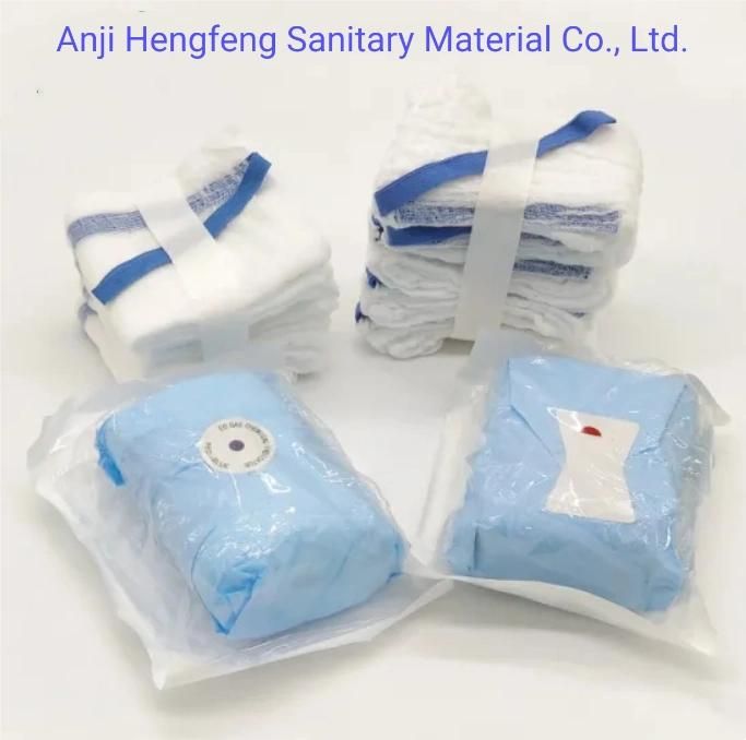 Mdr CE Approved Absorbent Surgical Gauze Laparotomy Sponges with X-ray for Wound Care Valid for 5 Years