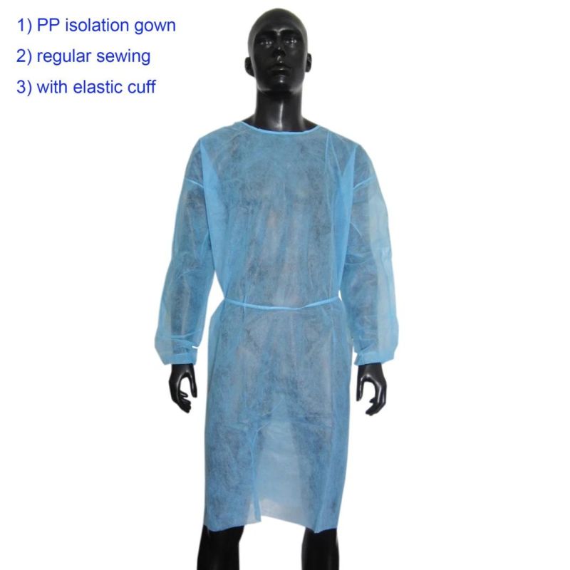 Wholesale Disposable Isolation Gown for Clinic and Hospital