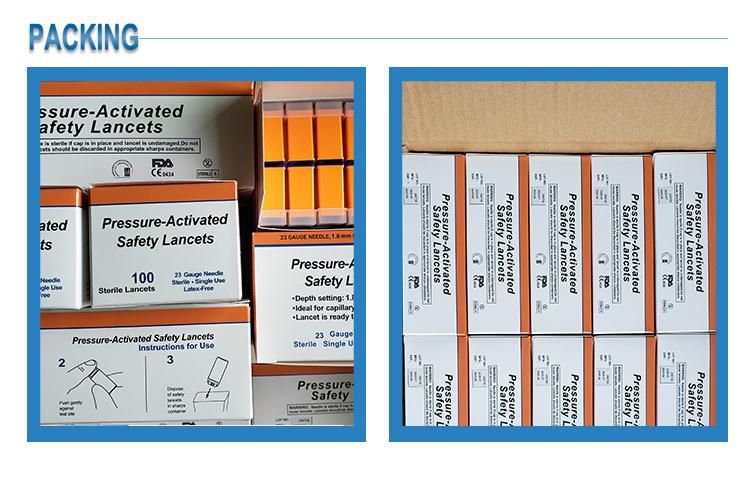 Hot Sale Medical Disposable Sterile Safety Blood Lancet Cheapest Price