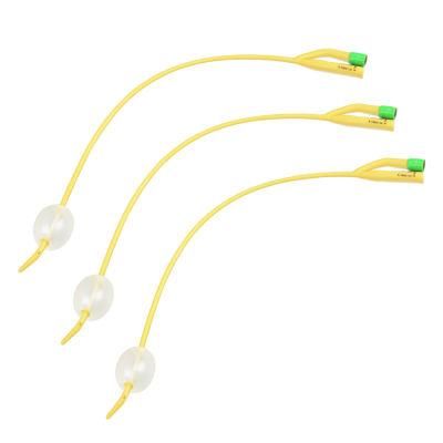 Silicone Coated Latex Foley Catheter 2-Way Tiemann