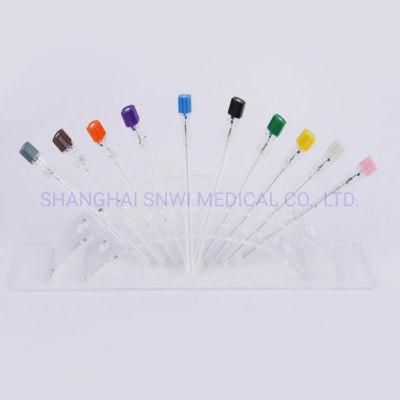 E&ISO Certificate Medical Disposable Spinal Needle Quincke Point