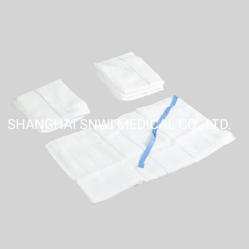 Disposable Medical Wound Care Supplies Absorbent Gauze Triangular Bandage with Two Safety Pins