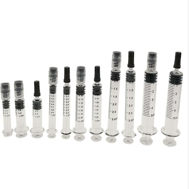 1ml 2.25ml 3ml 5ml Disposable Pharmaceutical Glass Pre-Filled Syringe