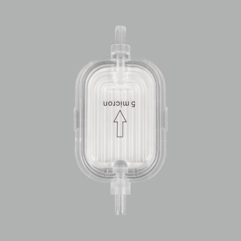 Single Use Medical Products Automatic Stop Fluid Infusion Precision Liquid Filter