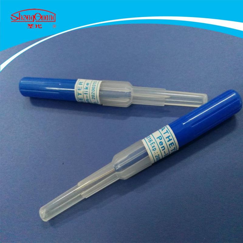 CE Medical Disposable IV Cannula Introvenous Cannula Pen Type IV Catheter Infusion Catheter