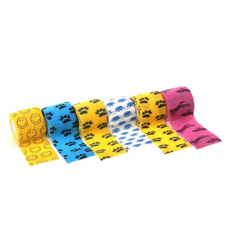 Nonwoven Colored Elastic Bandage, 2.5cm*4.5m