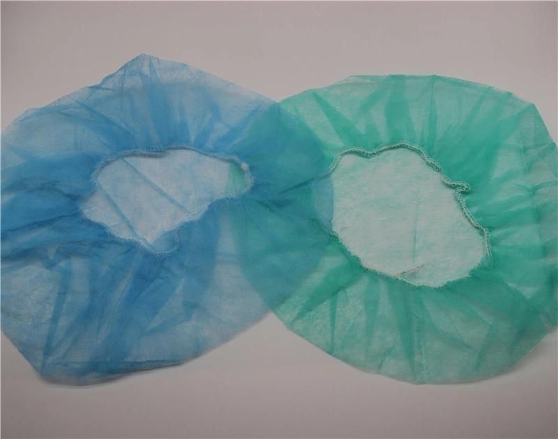 Nonwoven Disposable Bouffant Cap, Disposable Round Cap, Surgical Cap