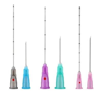 Blunt Tip Micro Cannula Packed with Punch Needle 22g 50mm