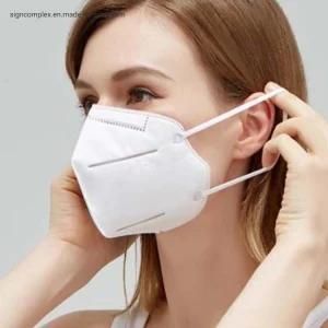 Waterproof Non-Woven Disposable KN95 Face Mask with Earloop