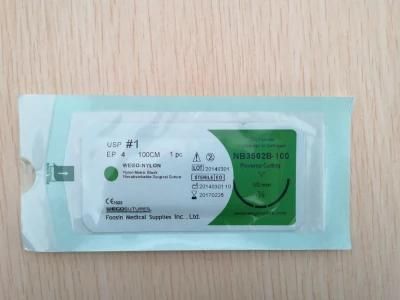 Wego Brand Nylon Surgical Suture 1#