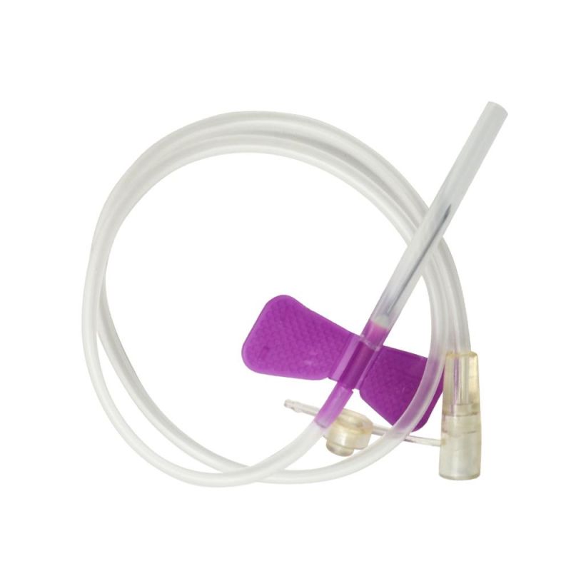 Disposable Medical Consumbale Blood Collection Butterfly Type Needle with Butterfly Wings