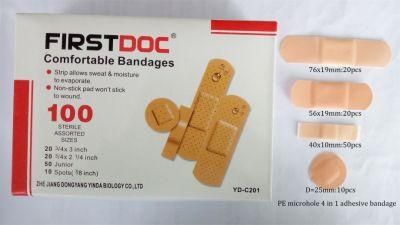 Size and Shape Assorted Water-Proof Adhesive Bandage