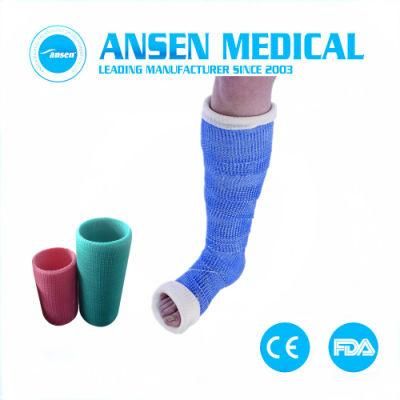 Zero Chemical Surfactants Fiberglass Casting Tape Orthopedic Splint