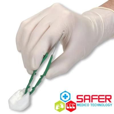 Disposable Latex Rubber Gloves Powder Free for Beauty Industry