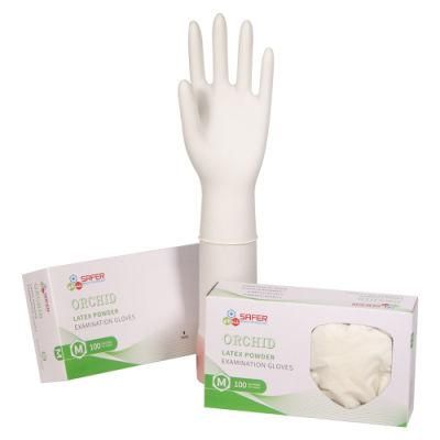Powder-Free Latex Examination Glove High Quality Disposable Medical Grade
