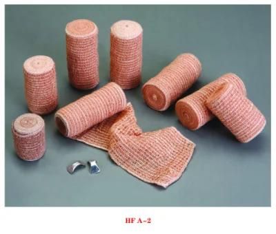 Medical Disposable 70GSM Skin Color Elastic Crepe Bandage 10cm*4.5m