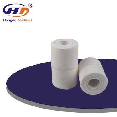 HD354 Medical Cotton Adhesive Elastic Bandage Wrap Heavy Eab Support Strapping Tape White or Yellow Color with A Line