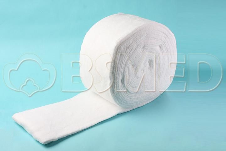Raw Material 100% Cotton Absorbent Medical Jumbo Cotton with Ce Certificated