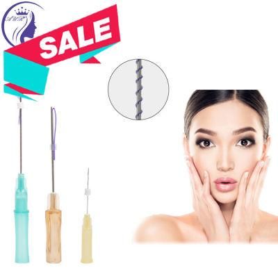 Hilos Tensores PARA EL Rostro Face Lift Manufactory Medical Pdo Type with Cannula Tornado Thread