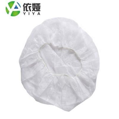 Xiantao Factory Made Best Popular 21&quot; Size Dental Clinics Used Disposable PP Nonwoven Bouffant Cap/Strip Cap