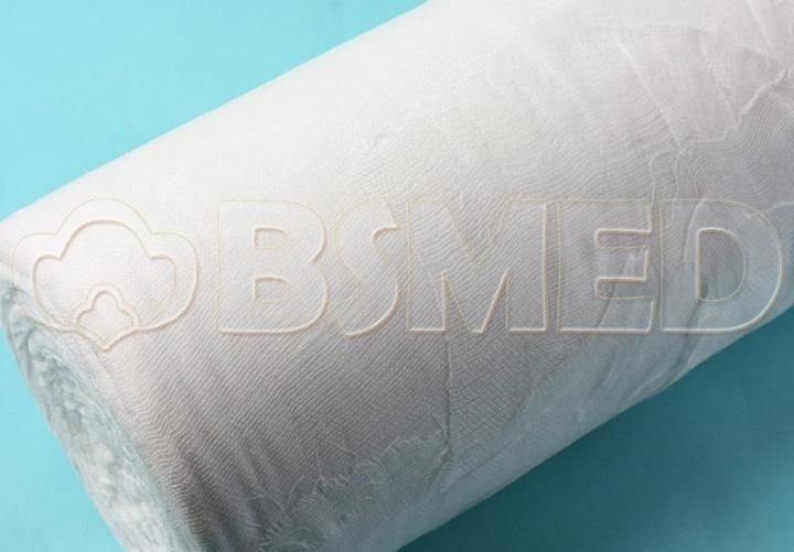 Soft and White Surgical Absorbent Cotton Roll with Gauze for Hospital Use