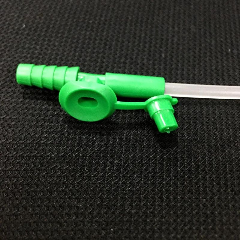 CE FDA Disposable PVC Suction Catheter with Control Valve