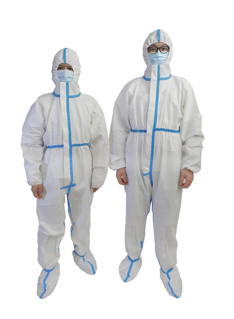 Medical Sterile and Non-Sterile Type Disposable Protective Clothing En14126 for Hospital