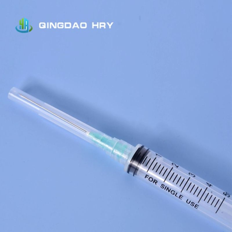 3ml Disposable Syringe Luer Lock with Needle Vaccine Syringe CE FDA ISO and 510K Certificate