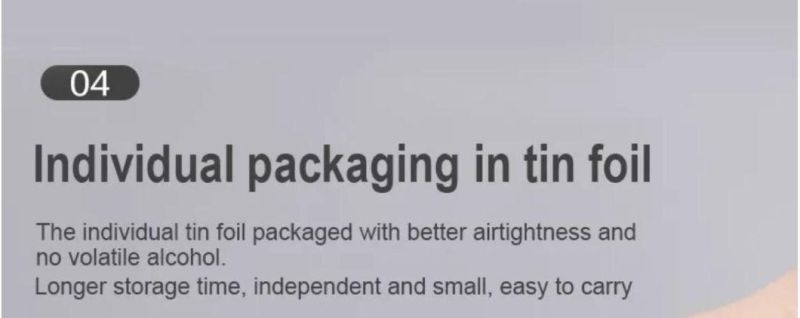OEM Ipa 75% Alcohol Prep Pad Individually Wrapped Alcohol Swads for Medical Wipes