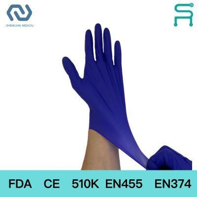 Disposable Nitrile Gloves FDA CE Powder Free Nitrile Gloves