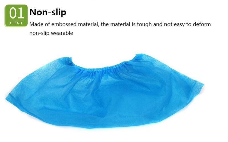 Disposable Nonwoven PP Medical Foot Cover, Non Medical, Anti-Skid Non-Skid