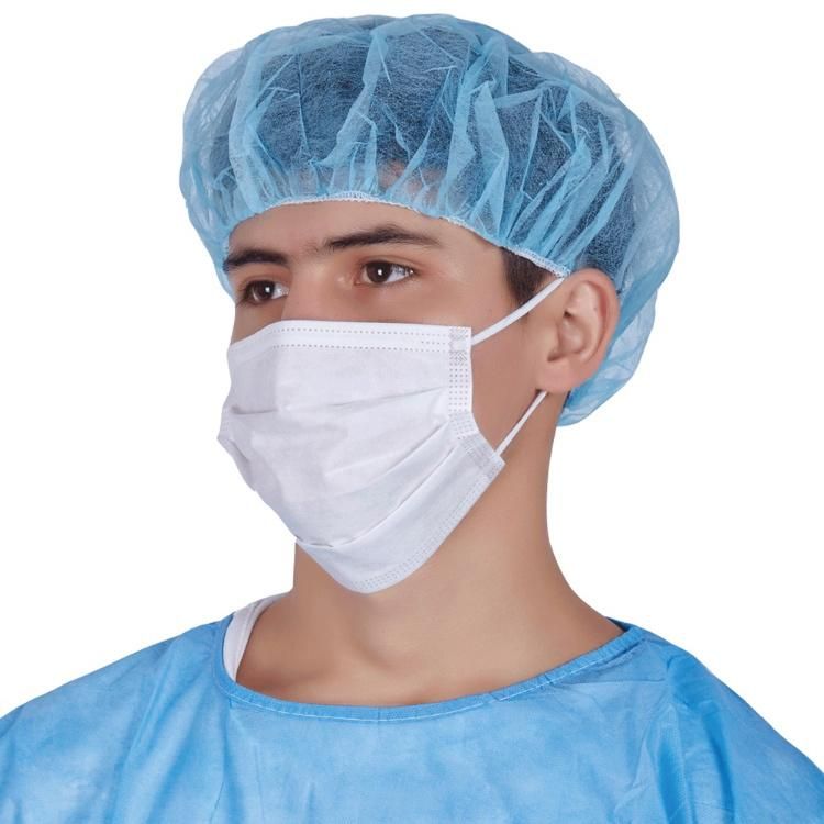 3 Ply Non Woven Thick Air Pollution Dust Proof Sterile  Medical Disposable Earloop Black Surgical Mask