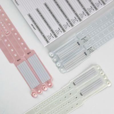 One Time Uesed Medical Insert Card Waterproof ID Bracelet for Mother and Baby