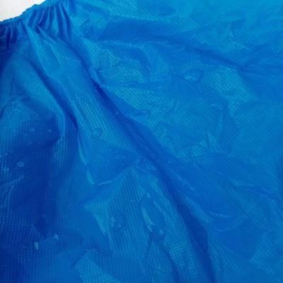 Low D Ensity PE Film Plastic Anti Skid Shoe Covers with En13795 Certification