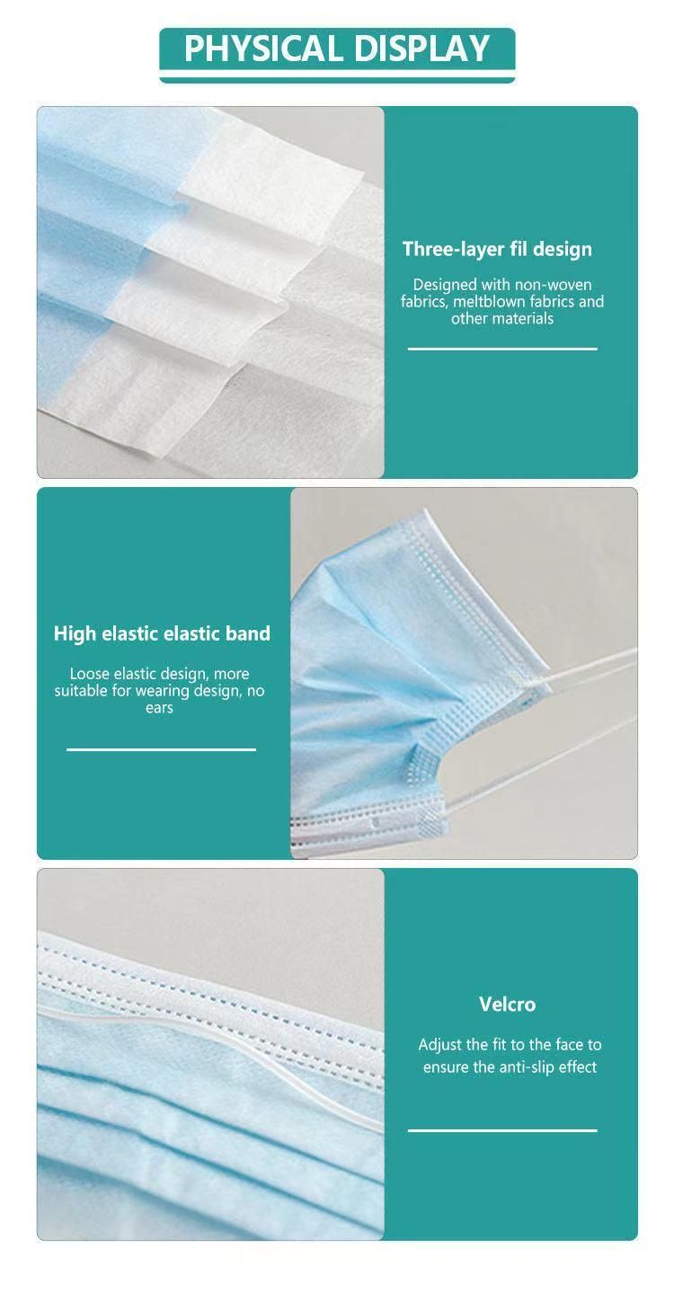 2021surgical Face Mask Good Protect Colorful Face Mask Face Mask 3 Ply