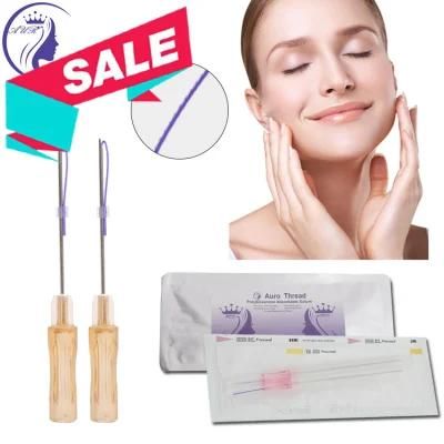 Monofilament Face Necl Lifting Double Needle for Injection Single Pdo Thread Mono Screw