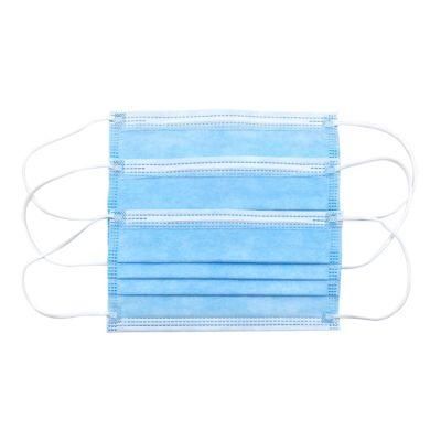 Blue Non Woven Wholesale Adjustable Protective Disposable Face Mask with Custom Logo