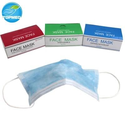 Non Woven 3 Layer Disposable Laboratory Face Mask with CE