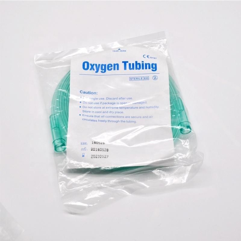 CE & ISO Approved PVC Sterile Nasal Oxygen Connecting Tube Cannula Tubing