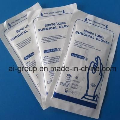 Disposable Sterile Latex Surgical Gloves for Medical Use