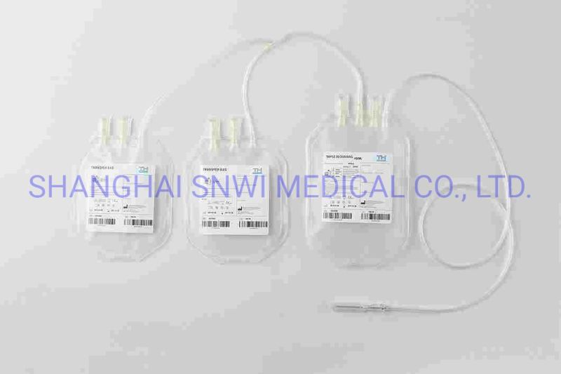 Medical Disposable Sterile Single/Double/Triple/Quadruple Blood Transfer Bag with Anticoagulation