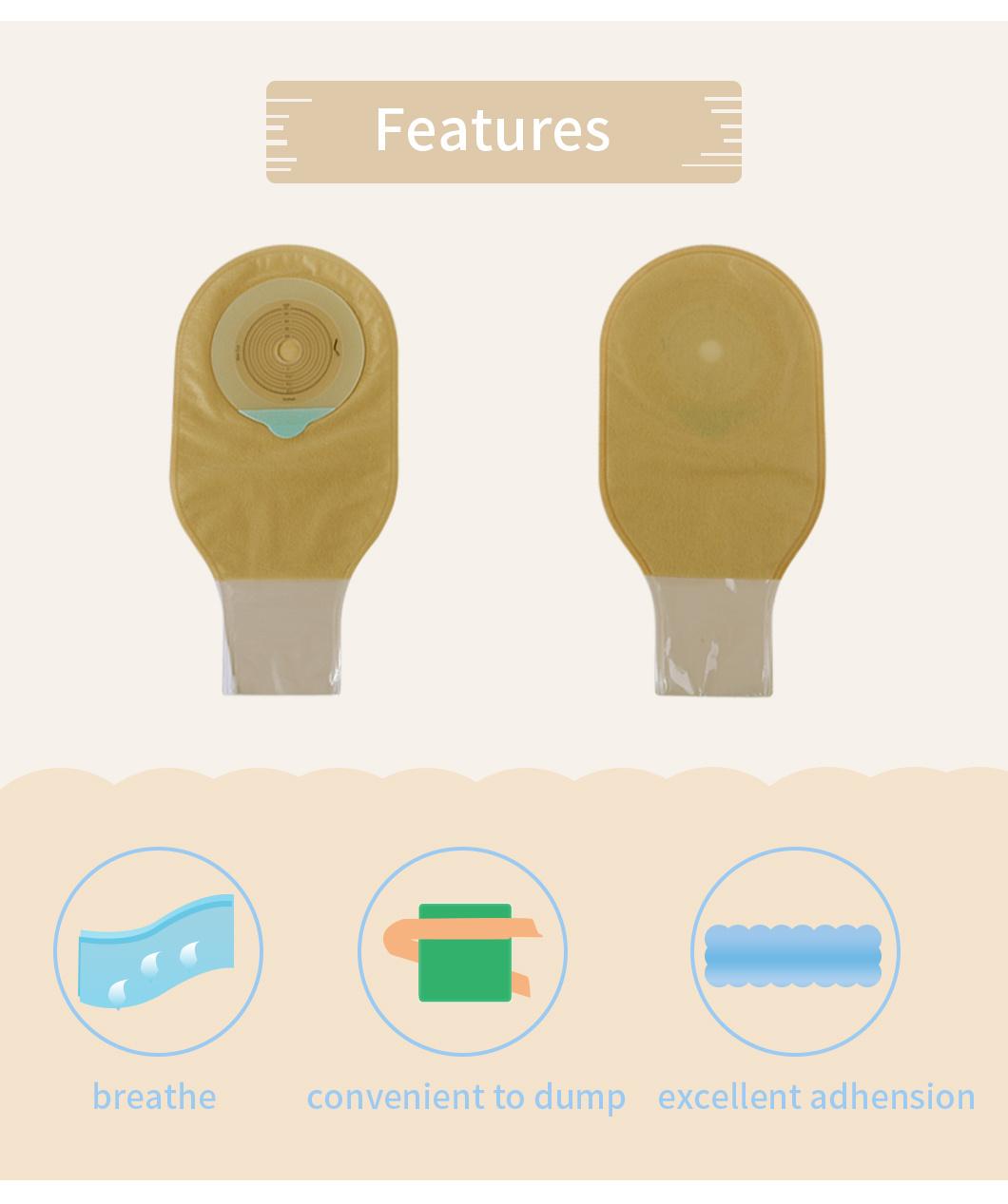 One Piece Open Type Colostomy Bag Ostomy Bag