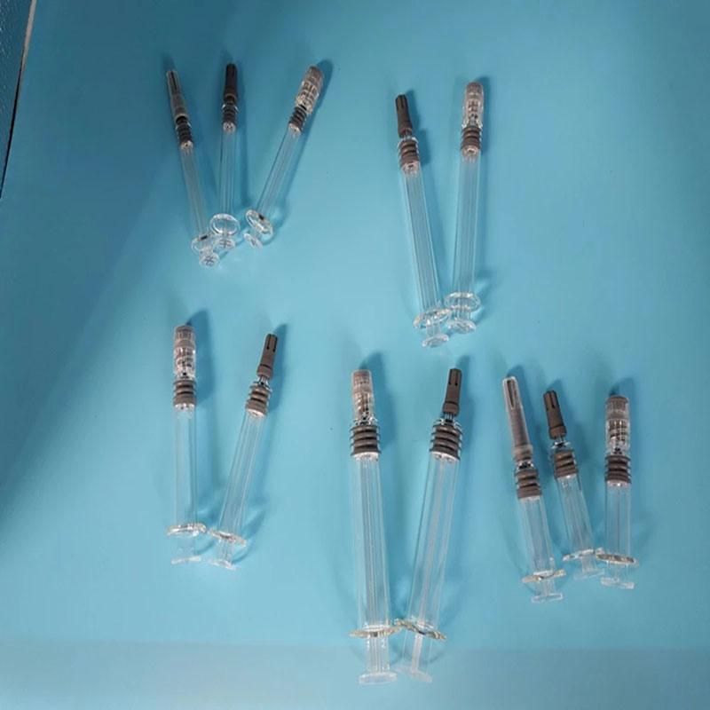 1ml 2.25ml 3ml 5ml Disposable Pharmaceutical Glass Pre-Filled Syringe