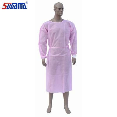 Cheap Disposable Patient Gown Lab Gown with Good Price