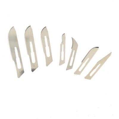China Factory Medical Use Stainless Steel Knife Blade Carbon Steel Disposable Surgical Scalpel Blades